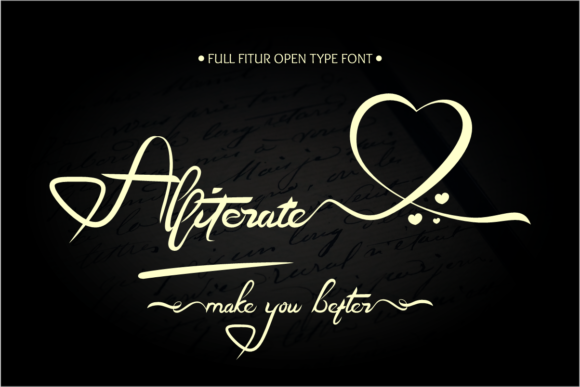 Alliterate: The Elegant Handwritten Typeface for Boutique Brands