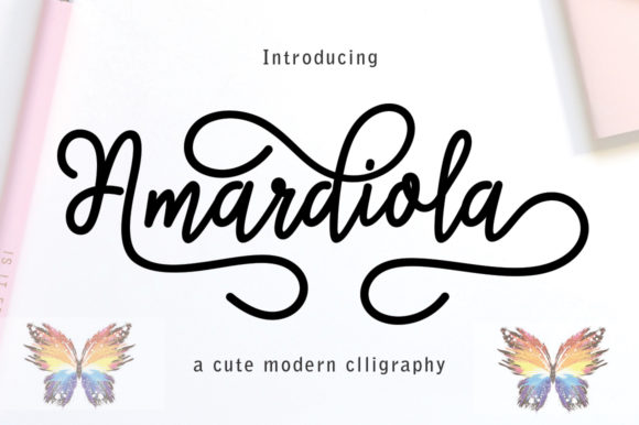 Amardiola Typeface: Elevating Campaign Visuals with Elegant Script