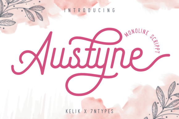 Austyne: The Handwritten Typeface for Elegant Editorial Design