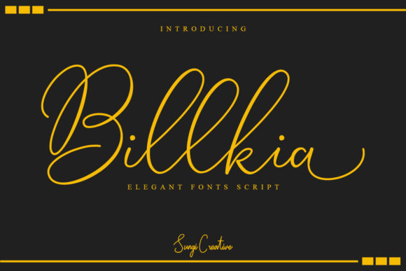 Billkia: A Delicate Handwritten Typeface for Modern Brand Identity
