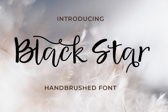 Black Star: A Handwritten Typeface for Editorial Design