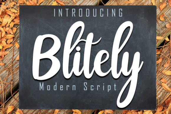 Blitely Typeface Review: A Casual Script for Modern Campaigns