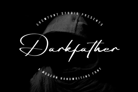 Darkfather: The Elegant Script Typeface for Editorial Design
