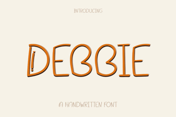 Debbie: A Quirky Handwritten Typeface for Authentic Brand Identity