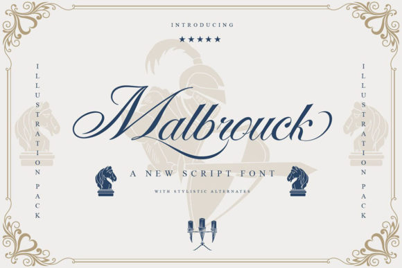 Malbrouck Typeface Review: Elevating Campaign Visuals with Elegant Script