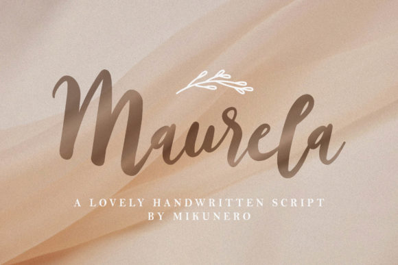 Maurela: An Elegant Handwritten Font for Crafters and Sellers