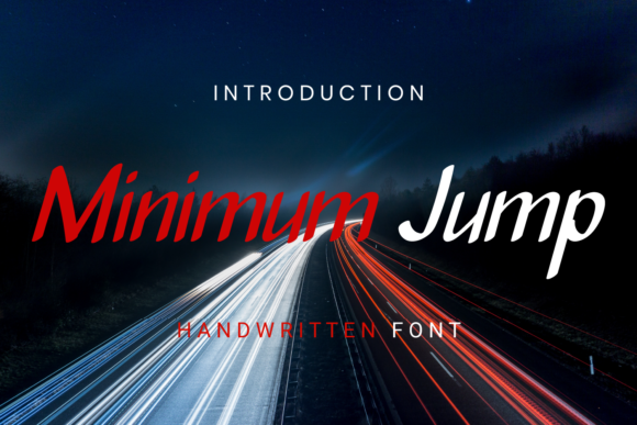 Minimum Jump: A Handwritten Typeface for Warm Digital Branding