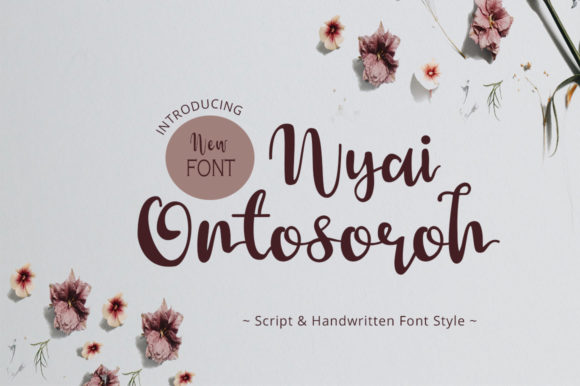 Nyai Ontosoroh: A Handwritten Typeface for Authentic Web Design