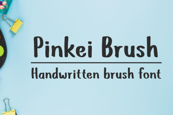 Pinkei Brush: A Handwritten Typeface for Authentic Digital Branding