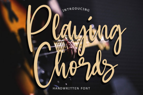 Playing Chords: A Handwritten Typeface for Editorial Flow