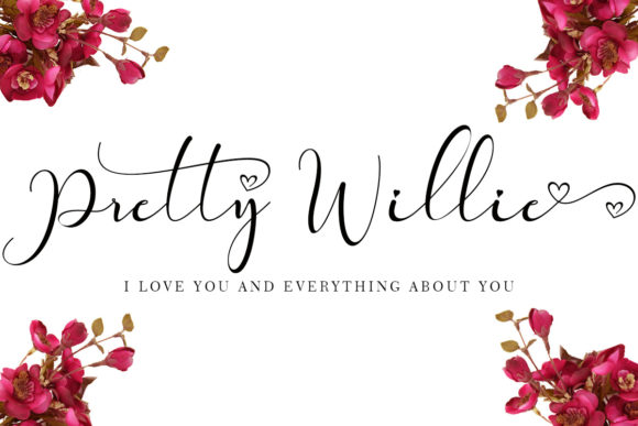Pretty Willie: The Elegant Handwritten Typeface for Crafters