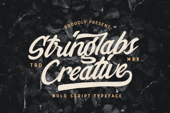 Stringlabs Creative Typeface Review: A Bold Script for Modern Branding