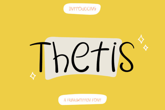 Thetis: A Handwritten Typeface for Modern Editorial Design